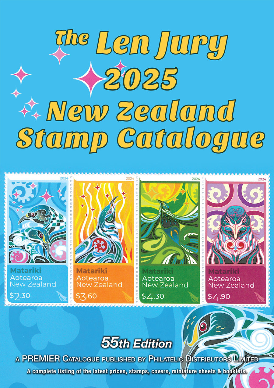 The Len Jury 2025 New Zealand Stamp Catalogue