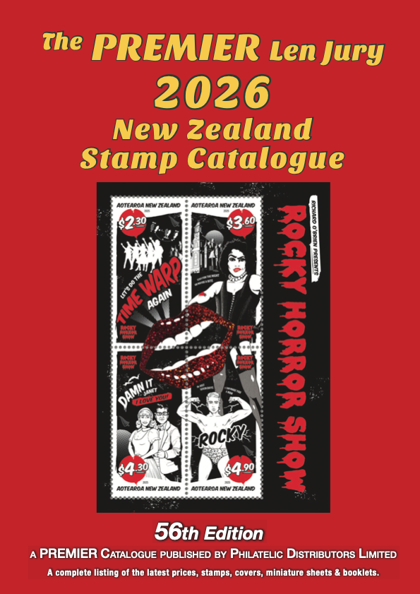 The Len Jury 2026 New Zealand Stamp Catalogue