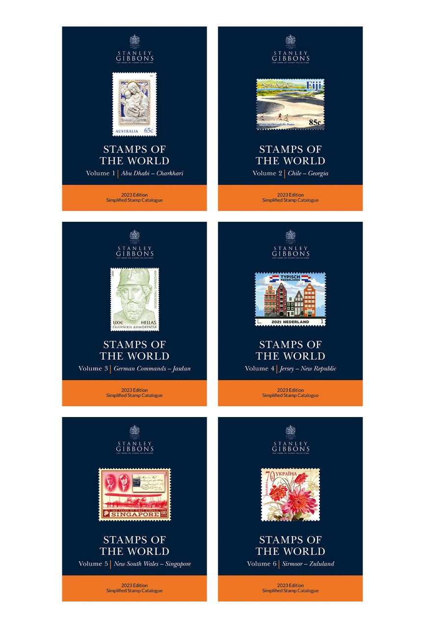 Stanley Gibbons 2023 Stamps Of The World - Set Of 6 Catalogues
