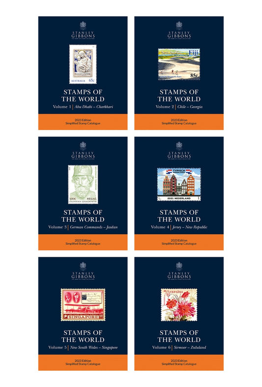 Stanley Gibbons 2023 Stamps Of The World - Set Of 6 Catalogues