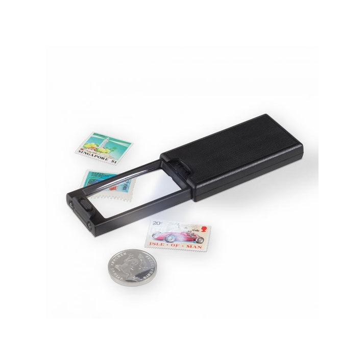 Pullout LED magnifier 2,5X, 45X Philatelic Distributors Limited