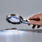 Aluminum Magnifier with 6 LED's